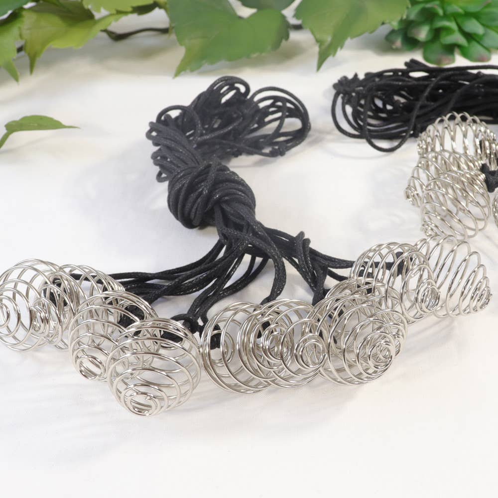 Silver Cage Necklace (20 pieces) | Silver Cage Jewelry