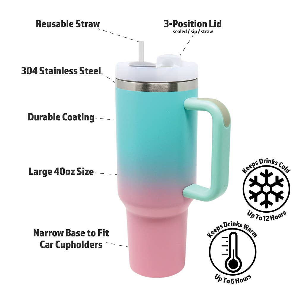 Tumbler , 40 oz Oversized Insulated