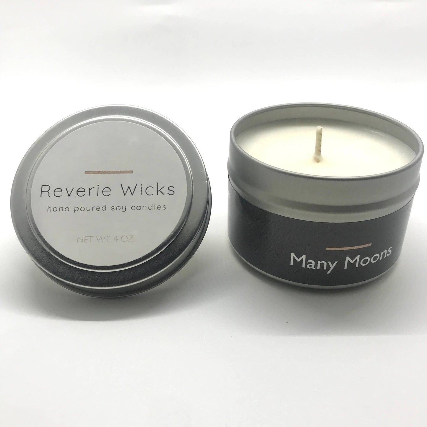 Candle Many Moons 4oz - Hand Poured Jar/Filled