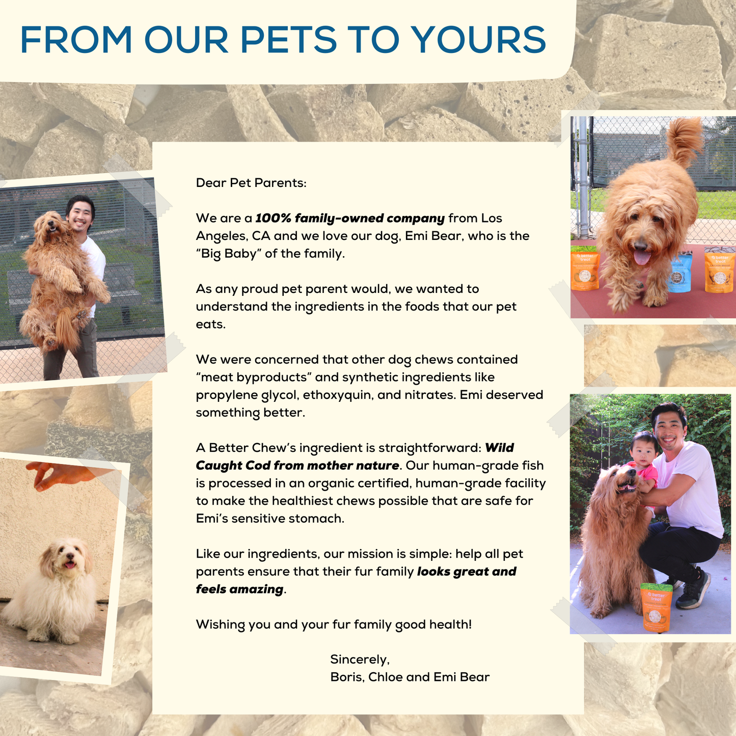 Dog Treats, Wild Caught Cod Skin Chews- Natural Alternative to Rawhides - Long Lasting