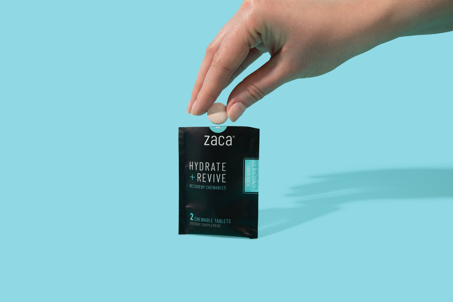 Zaca, Hydrate + Revive Chewable - Mixed Berry