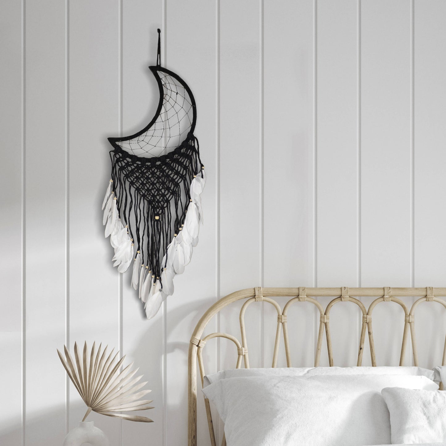 Dreamcatcher Moon in Black (Large)
