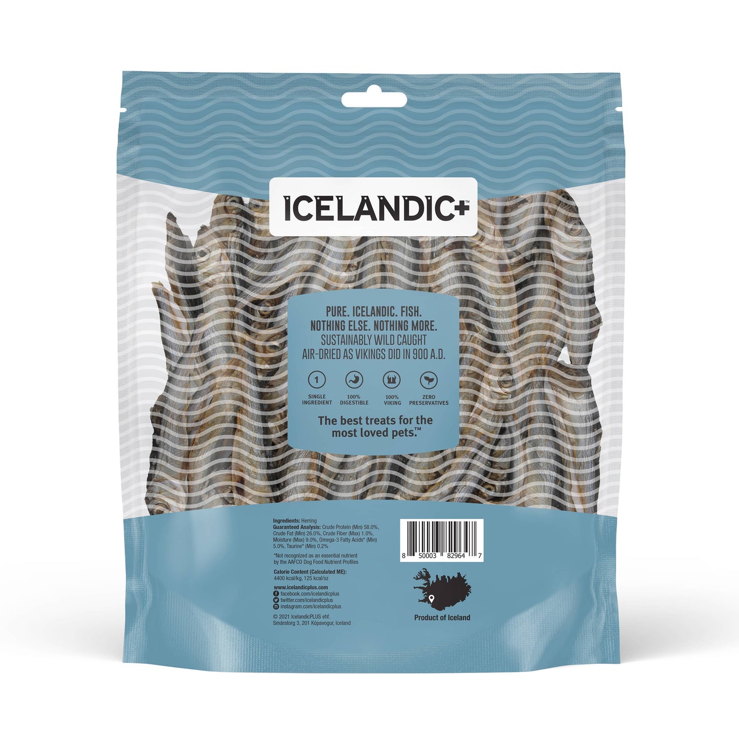 Icelandic+ Herring Whole Fish Dog Treats