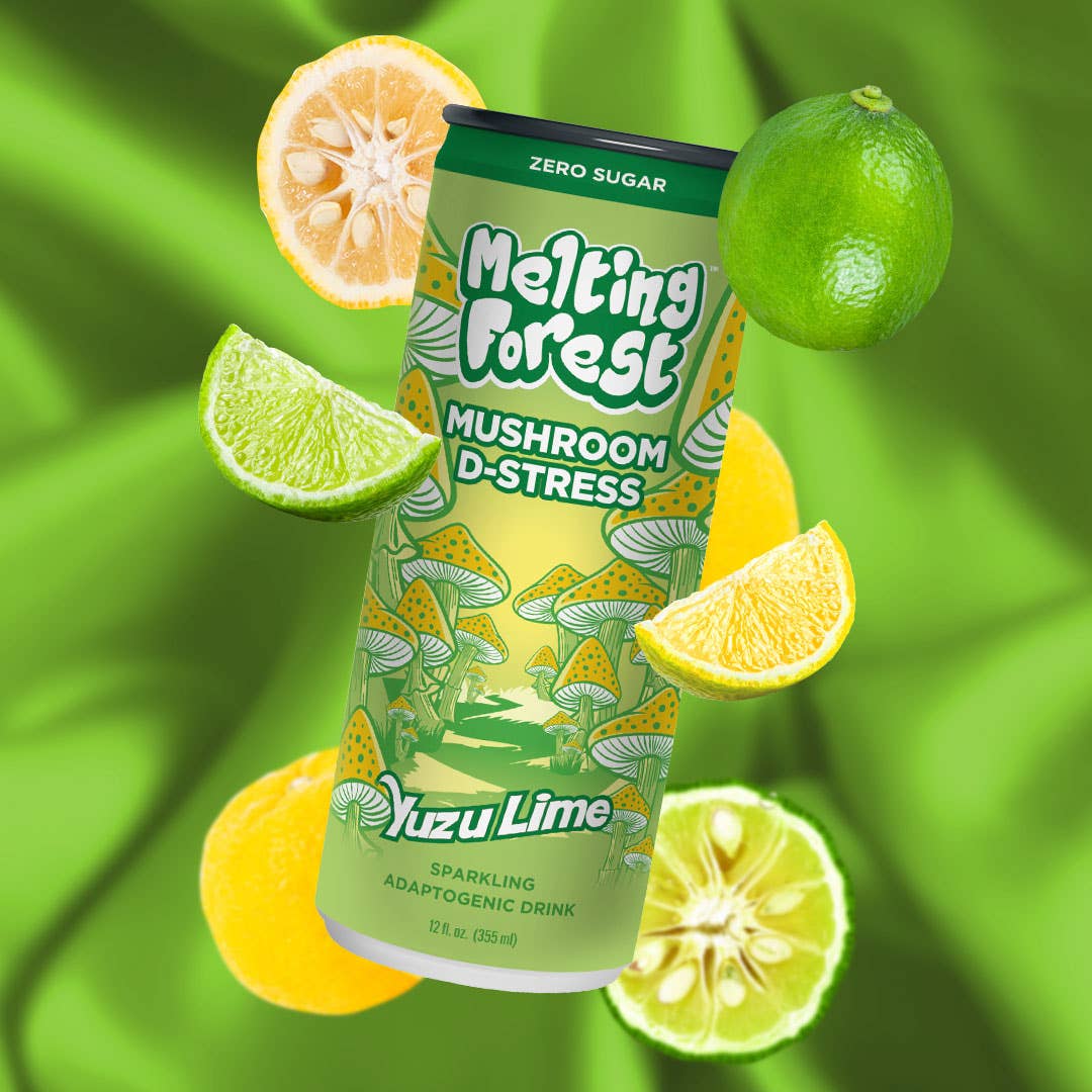 Melting Forest Mushroom D-Stress (12pk) - Yuzu Lime