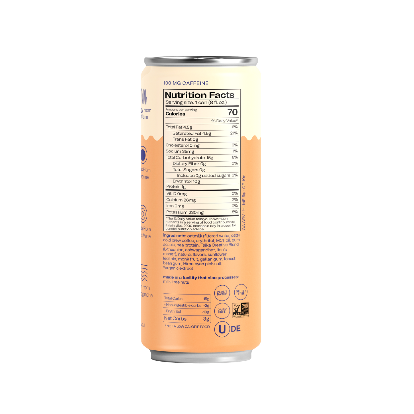Oat Milk Latte with Adaptogens (case of 12)
