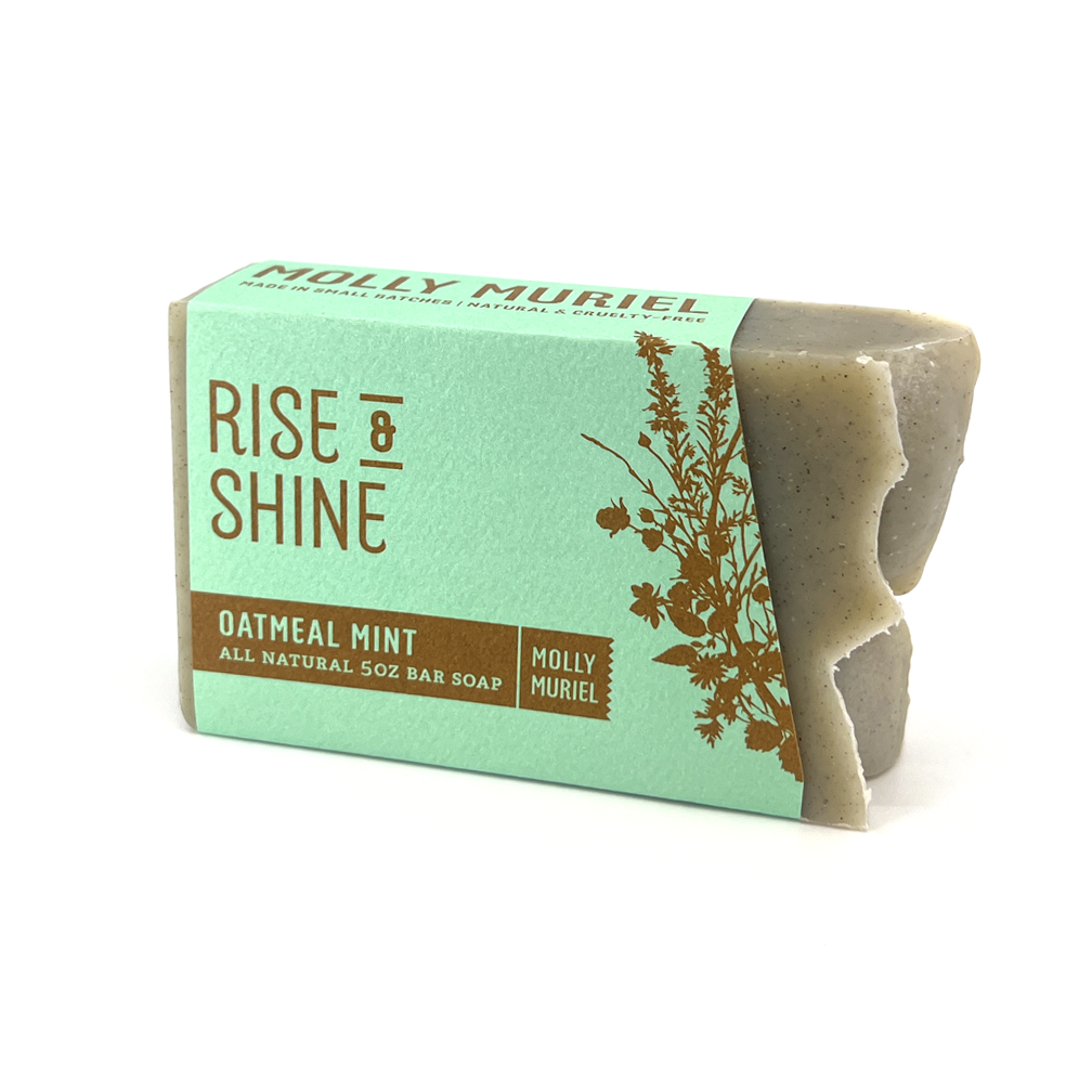 Soap, RISE & SHINE (OATMEAL MINT) 5OZ
