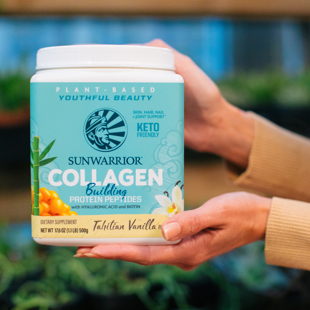 Sunwarrior ~ Tahitian Vanilla Collagen Drink Powder - Vegan, Plant-Based