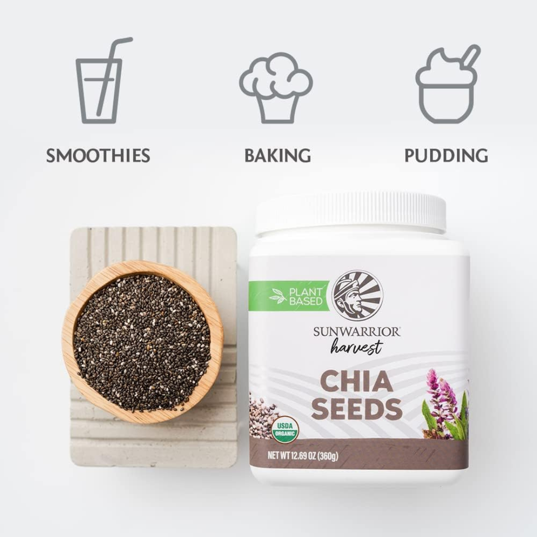 Sunwarrior, Organic Chia Seeds - Soy-Free, Gluten-Free