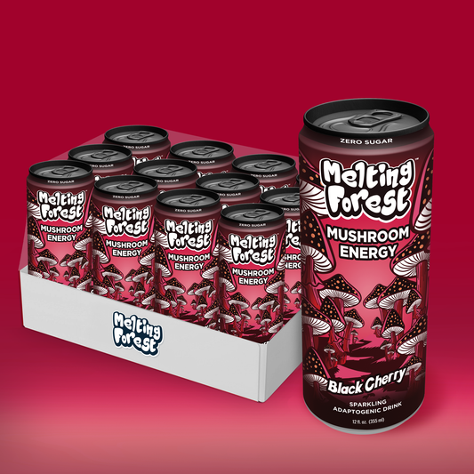 Melting Forest Mushroom Energy Drink (12pk) - Black Cherry