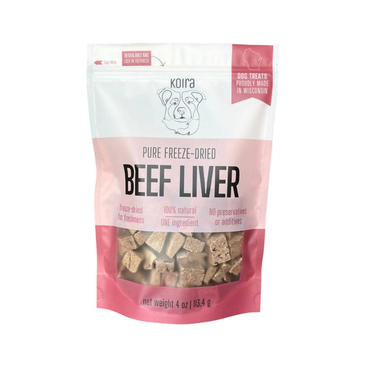 Koira Freeze-dried Beef Liver Dog Treats