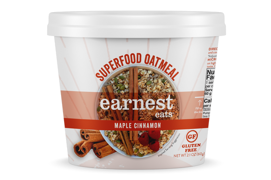 Superfood Maple Almond Cinnamon Oatmeal Cup