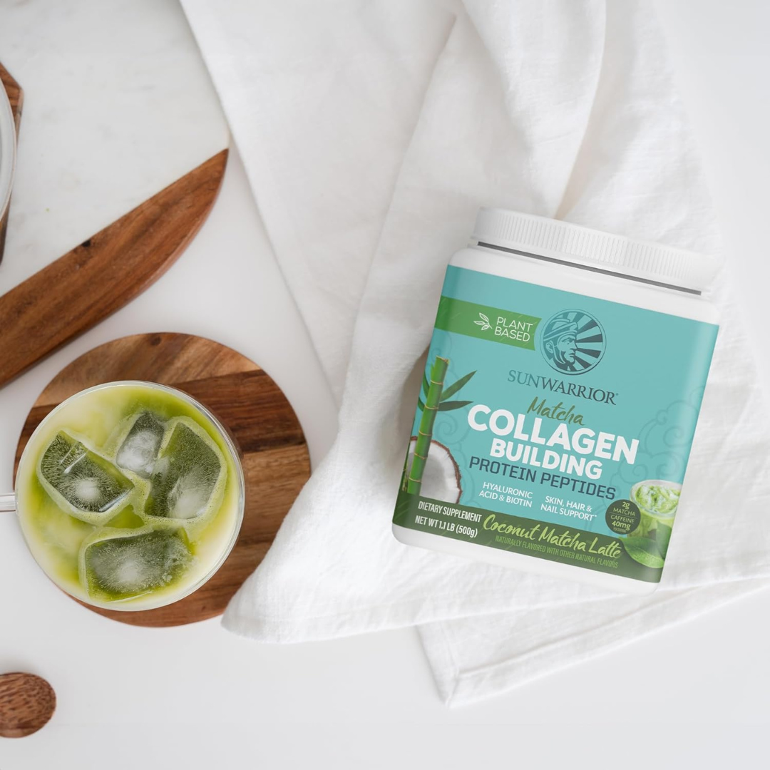 Sunwarrior~ Matcha Latte Collagen Drink Powder