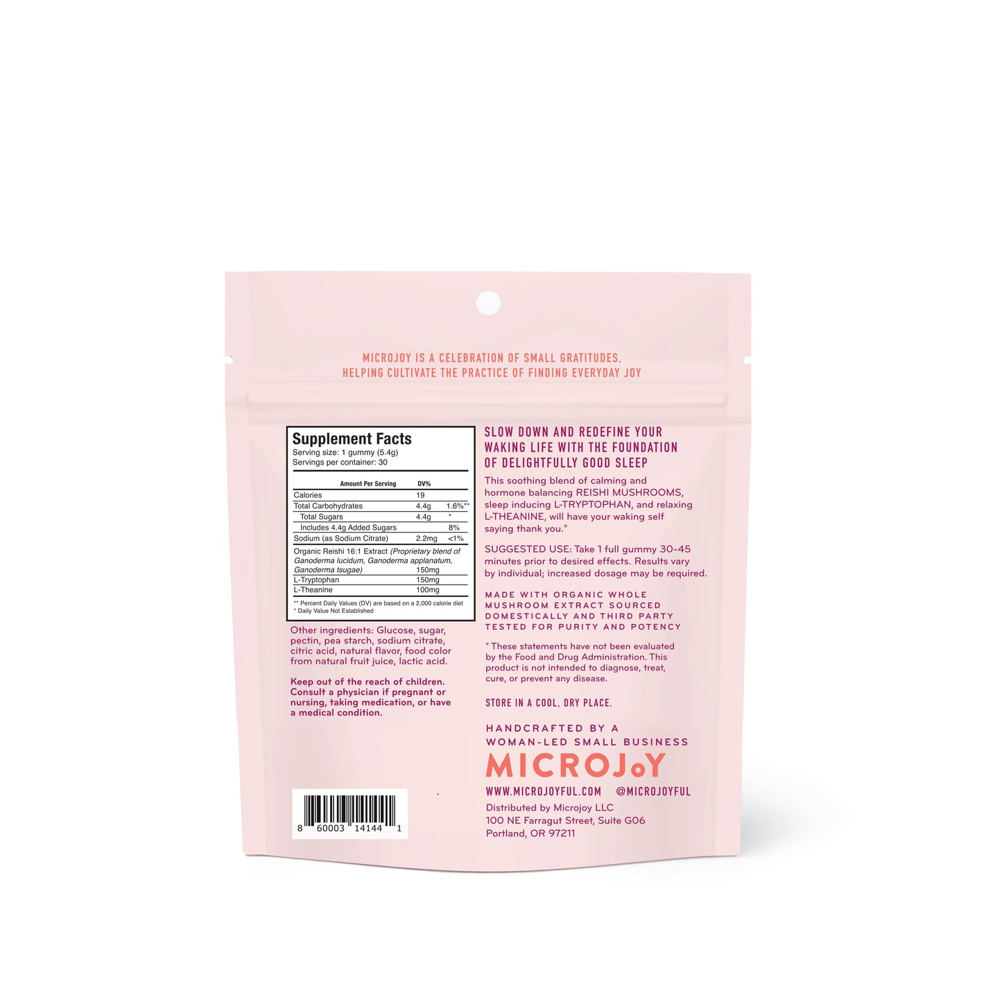 Mircojoy Hibernate Mushroom Gummies 5-piece