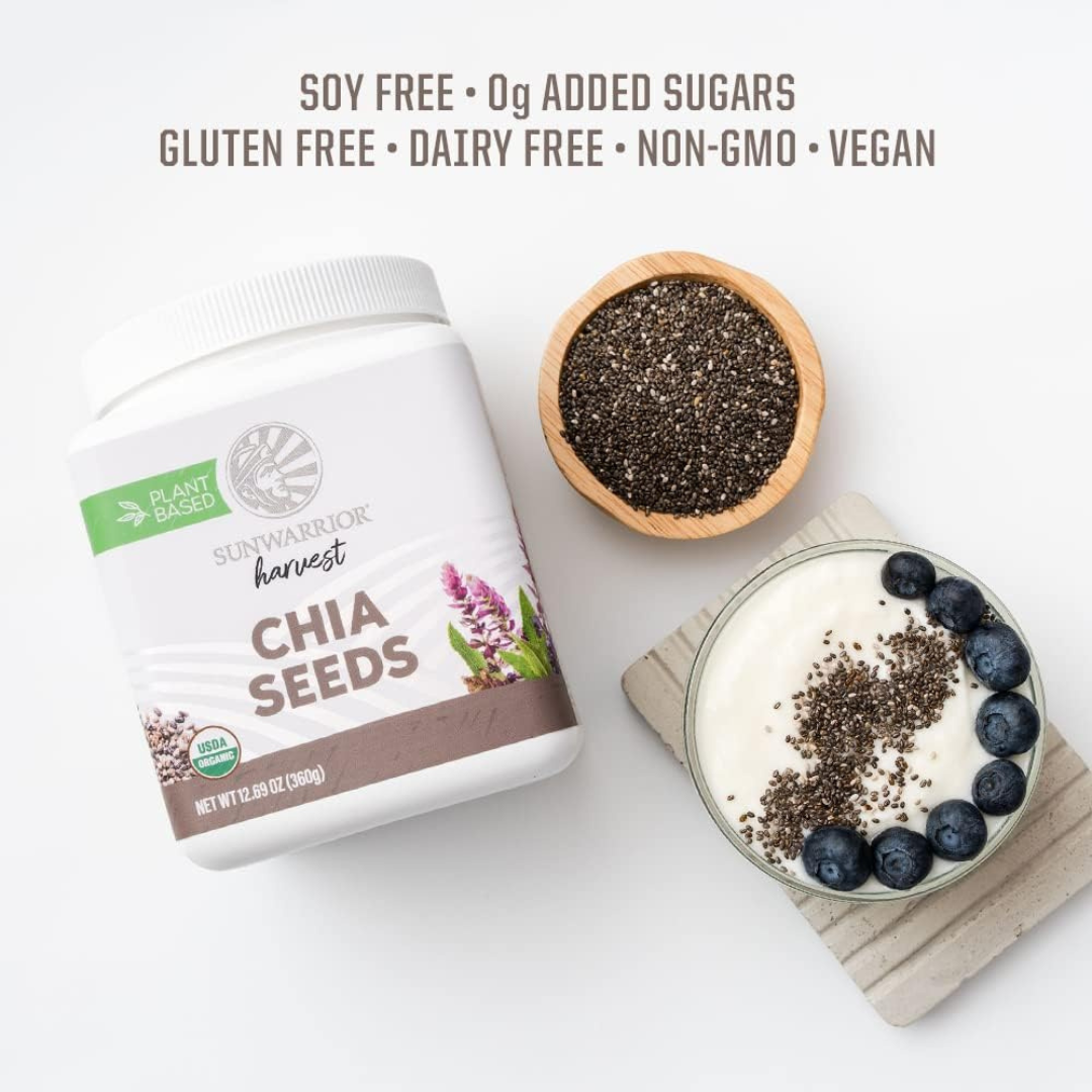 Sunwarrior, Organic Chia Seeds - Soy-Free, Gluten-Free