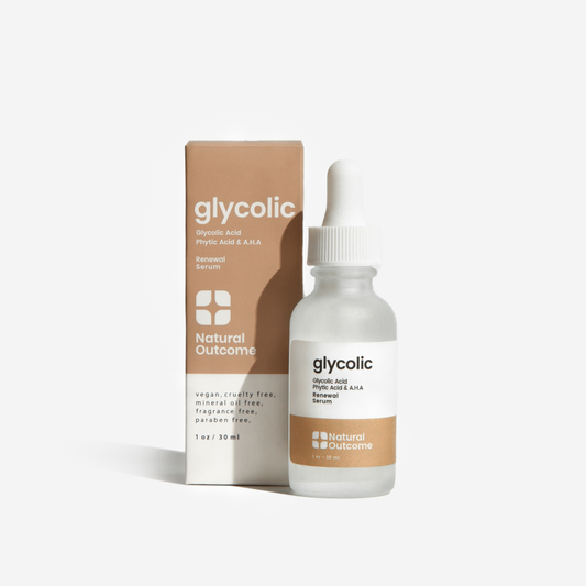 Natural Outcome Skincare, Face Serum, Glycolic Acid - Renewal