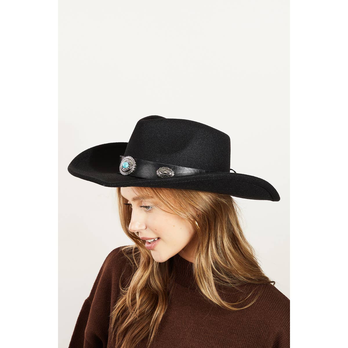 Z~ Boho Disc Strap Cowboy Hat