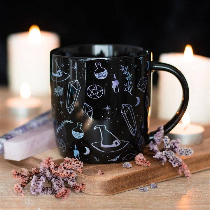 Mug Crystal Witch Print