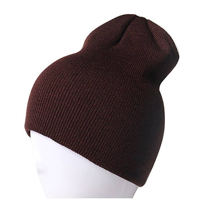 Soft Warm Unisex Solid Color Knitted Beanie