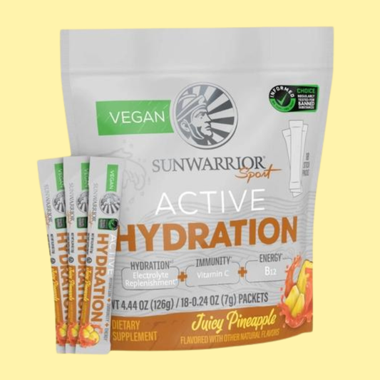 Sunwarrior, Juicy Pineapple Active Hydration Sticks