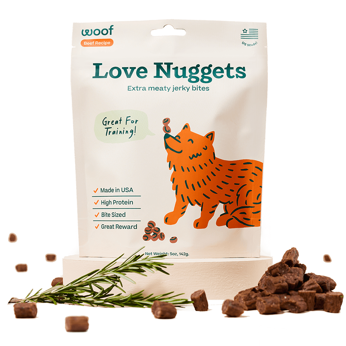 Dog treats, Love Nuggets