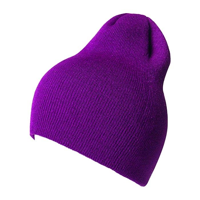 Soft Warm Unisex Solid Color Knitted Beanie