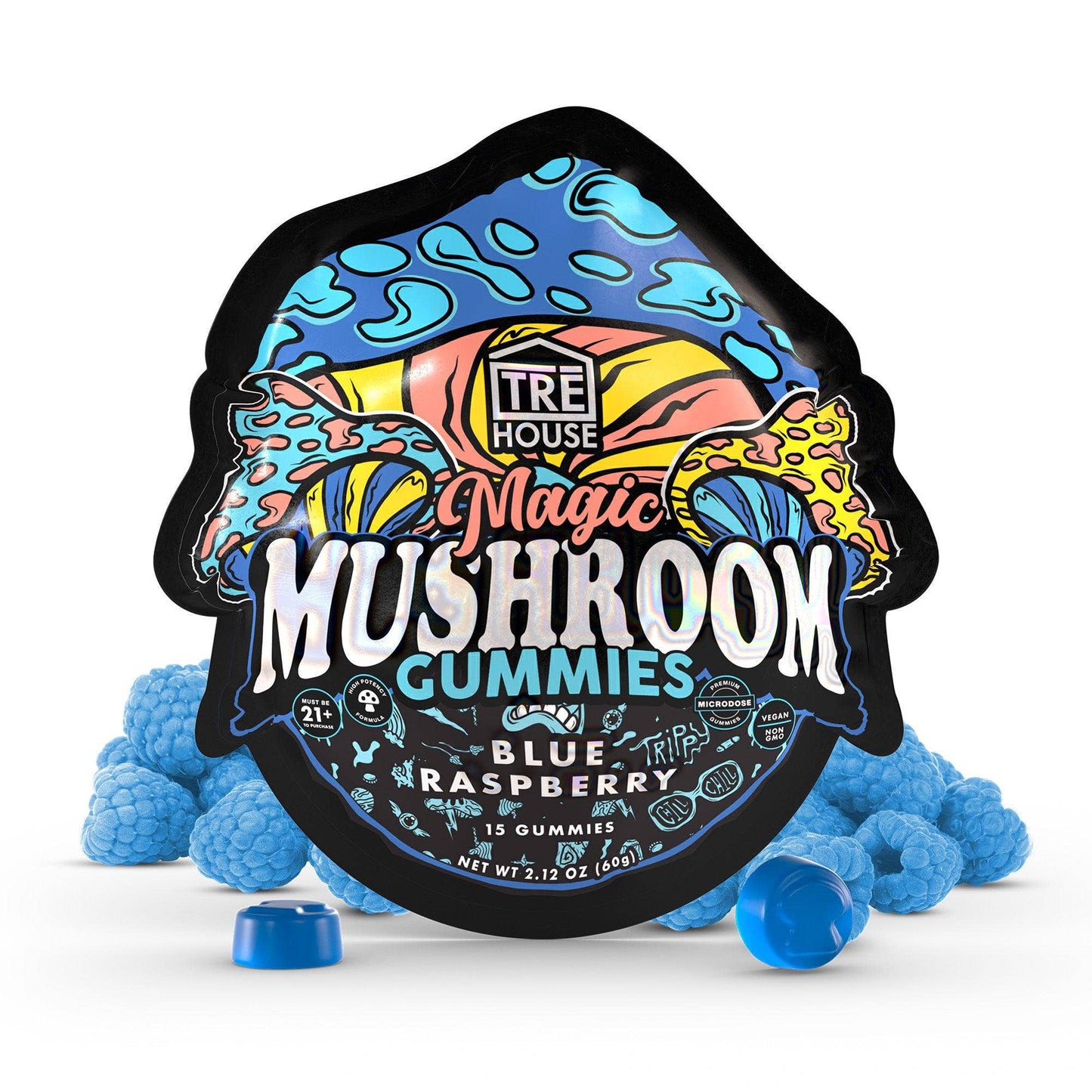 Tre House 15pk Mushroom Gummies watermelon