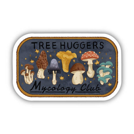 Sticker, Tree Huggers Mycology Club