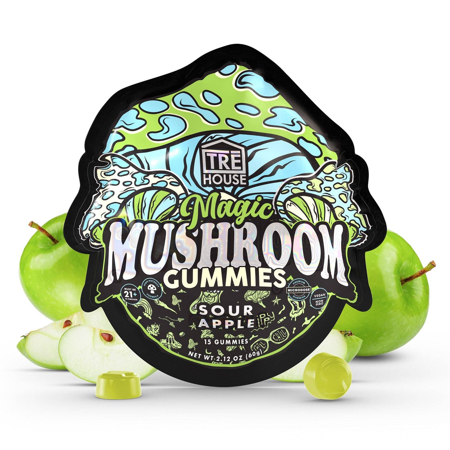 Tre House 15pk Mushroom Gummies watermelon