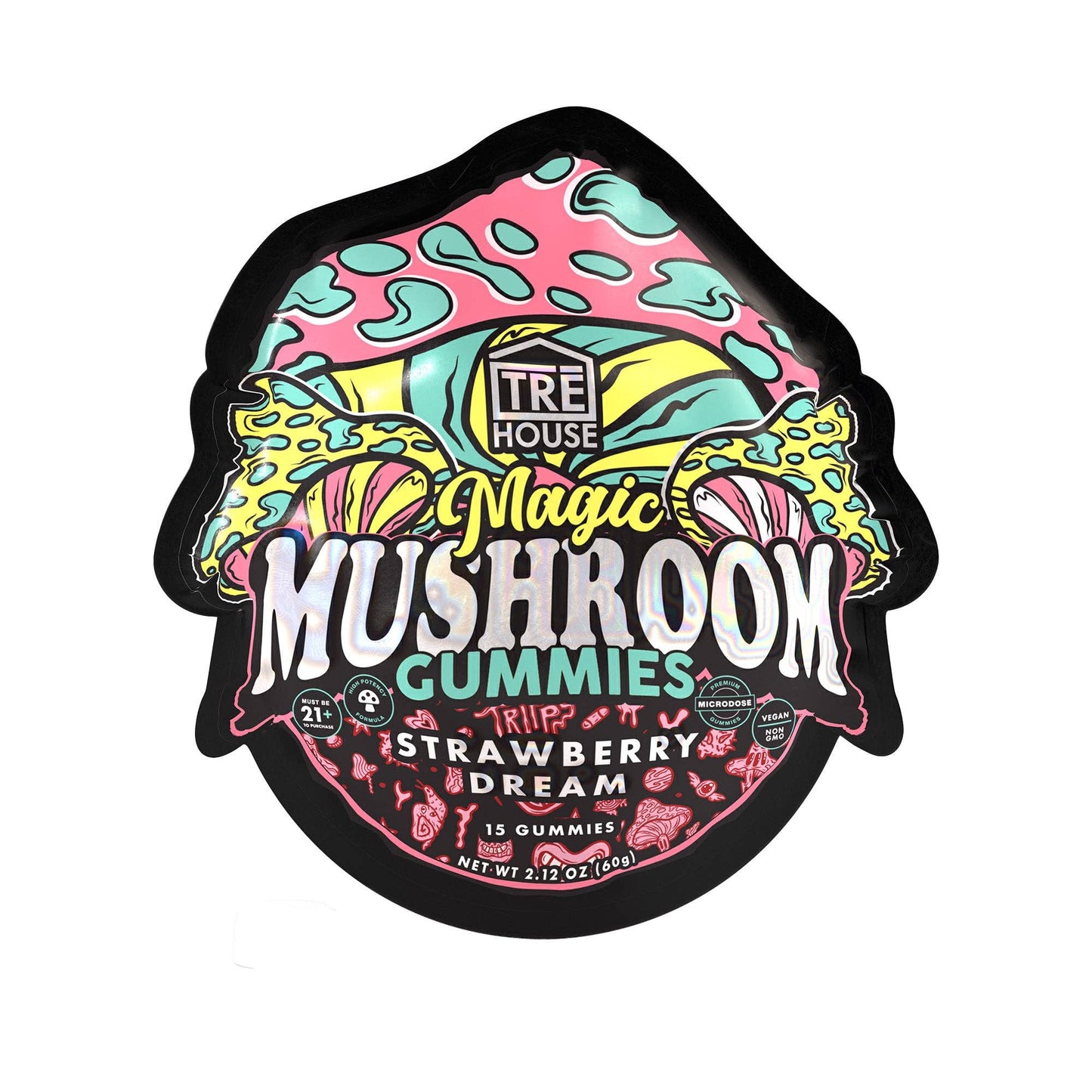 Tre House 15pk Mushroom Gummies watermelon