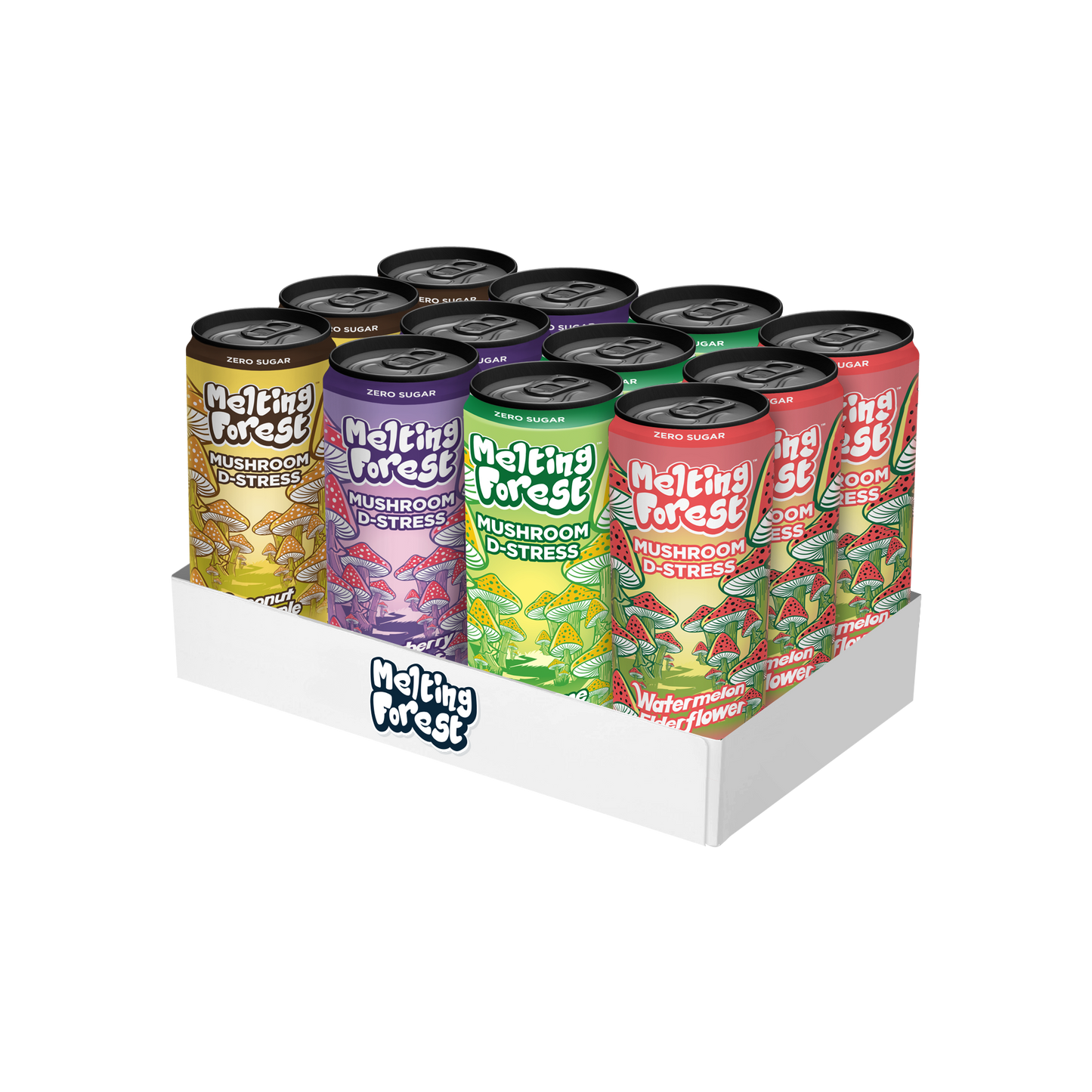 Mushroom D-Stress (12pk) - Variety Pack