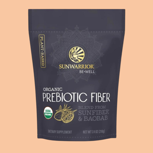 Sunwarrior, Be Well Prebiotic Fiber Powder Supplement - Organic