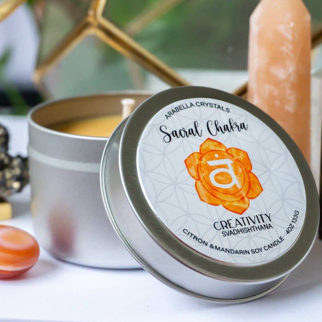 Candle Tin, Sacral Chakra