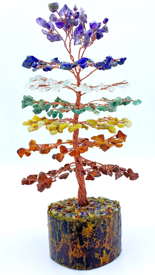 Chakra Crystal Tree with Genuine stones