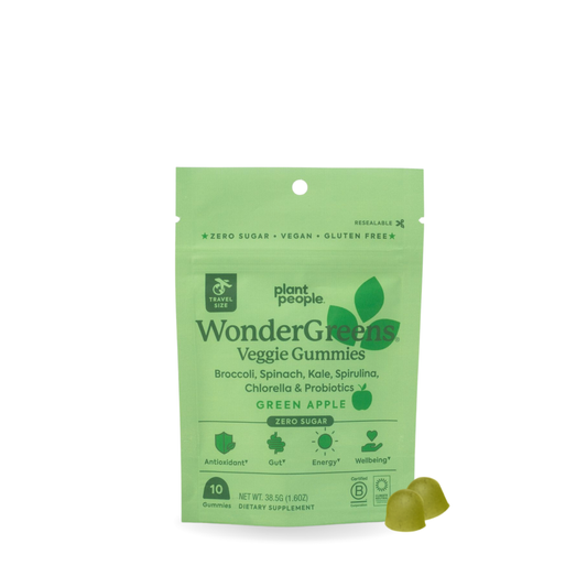 Plant People Grab-n-Go Size: WonderGreens Mushroom Gummies