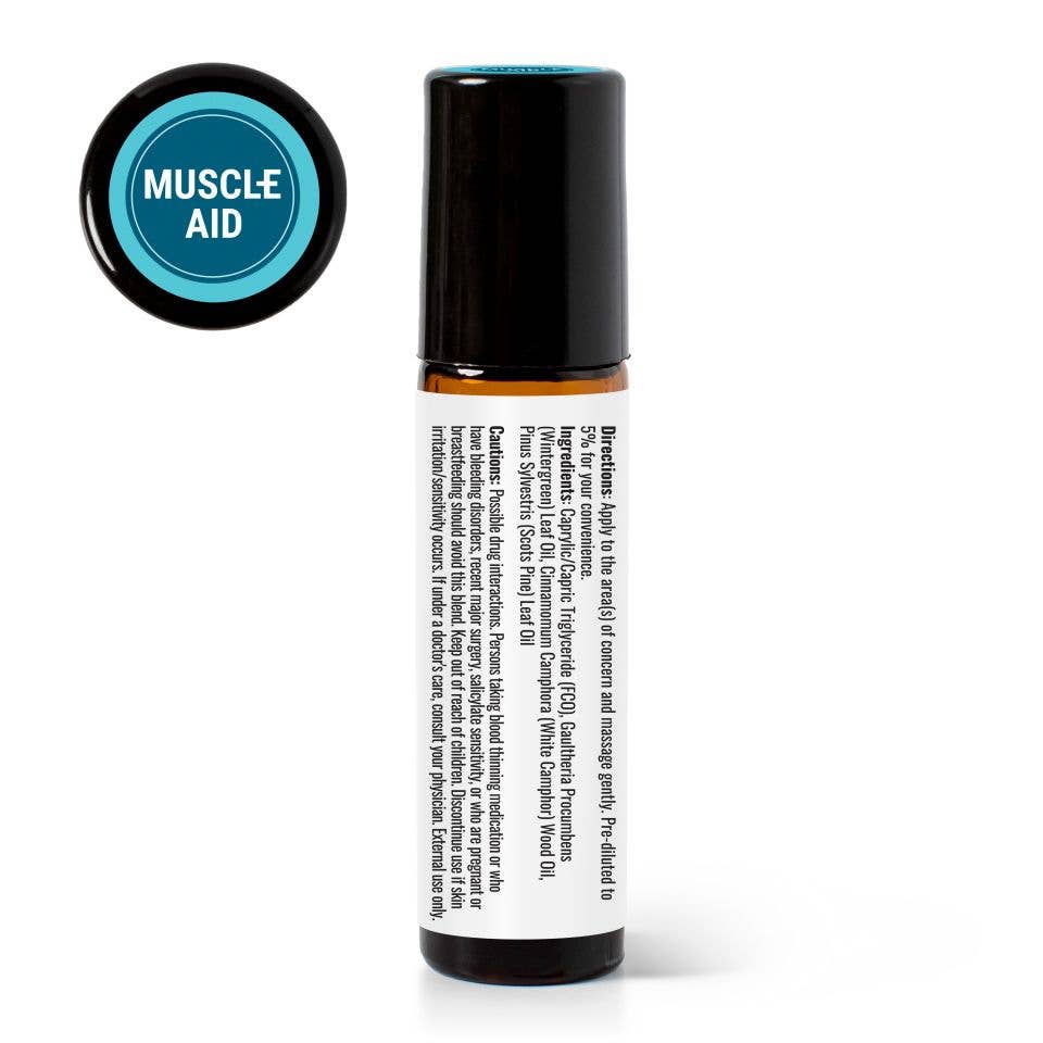 Muscle Aid Essential Oil Blend Pre-Diluted Roll-On 10mL