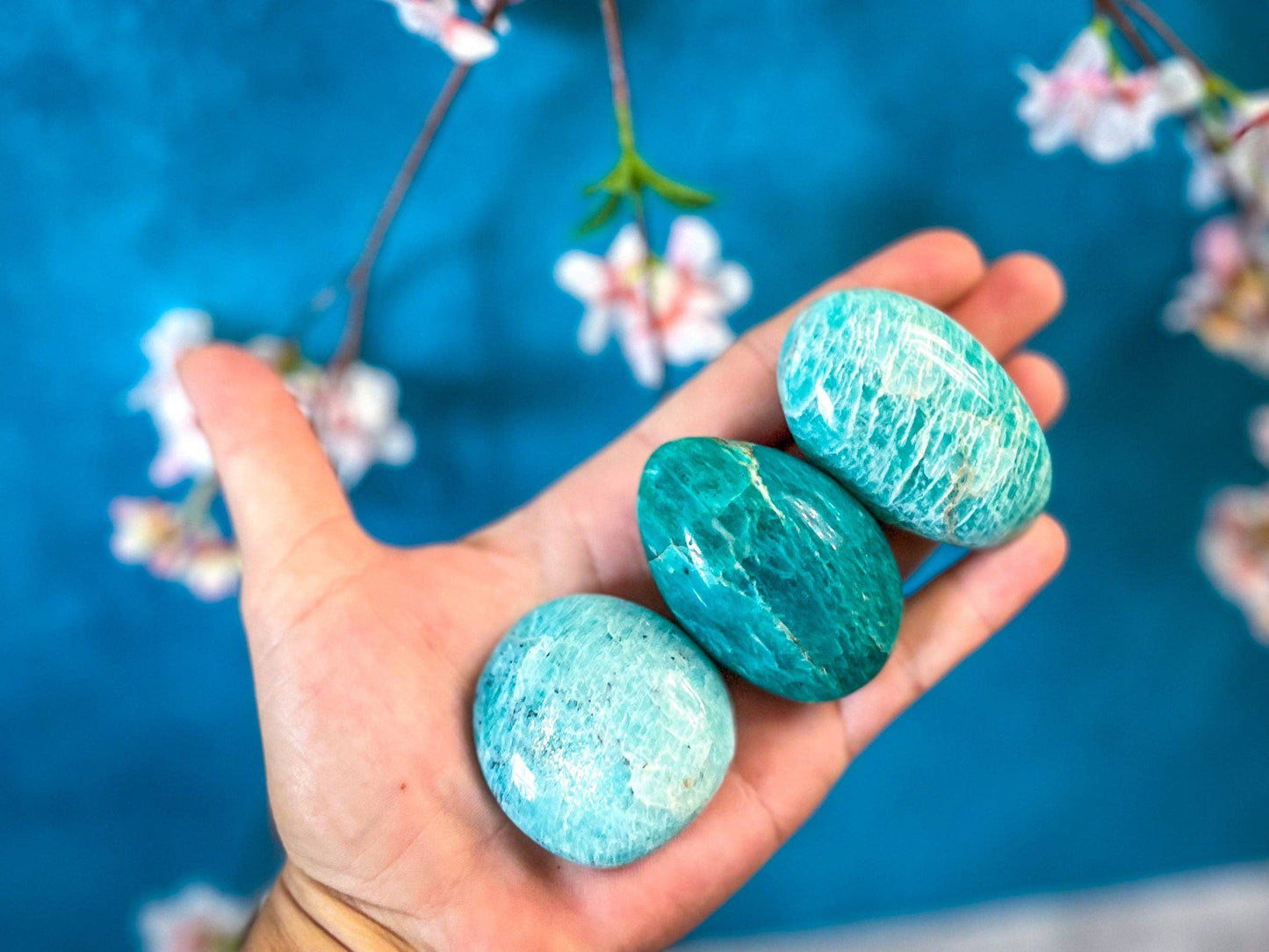 palm stone, Amazonite