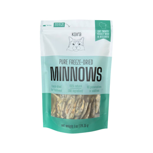 Koira Freeze-Dried Minnows Protein-Packed Cat Treats