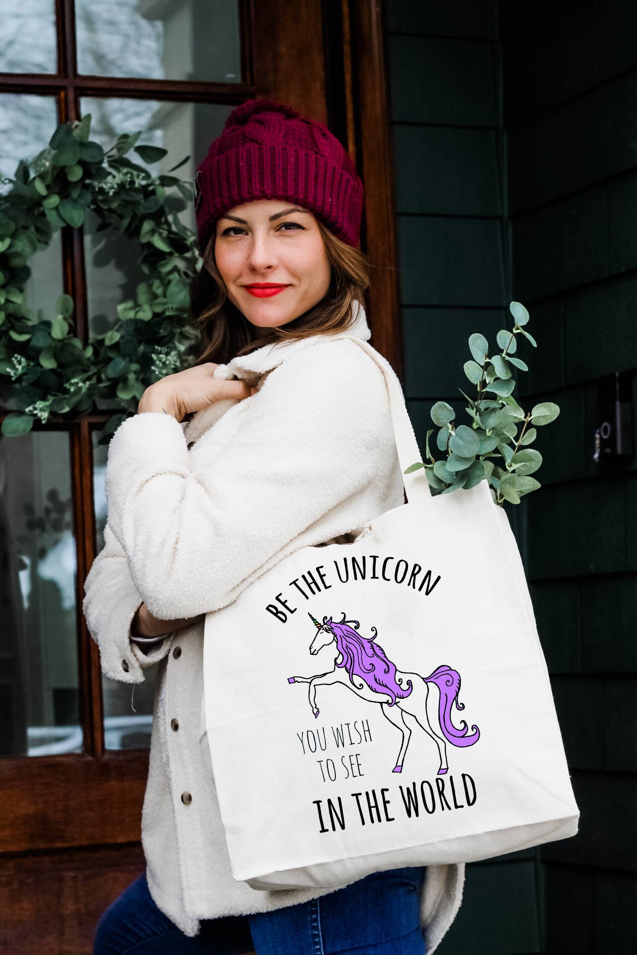 Tote Bags "Be The Unicorn You Wish To See"