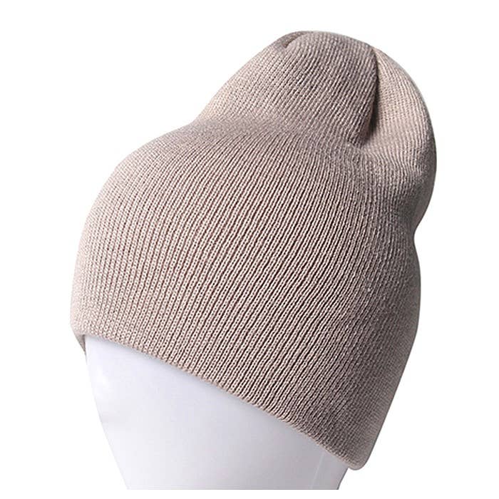 Soft Warm Unisex Solid Color Knitted Beanie