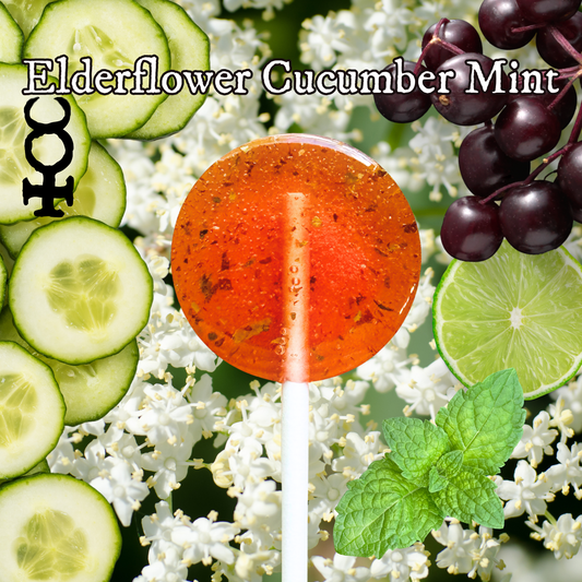 Lollipops Plants & Planets - Elderflower Cucumber Mint