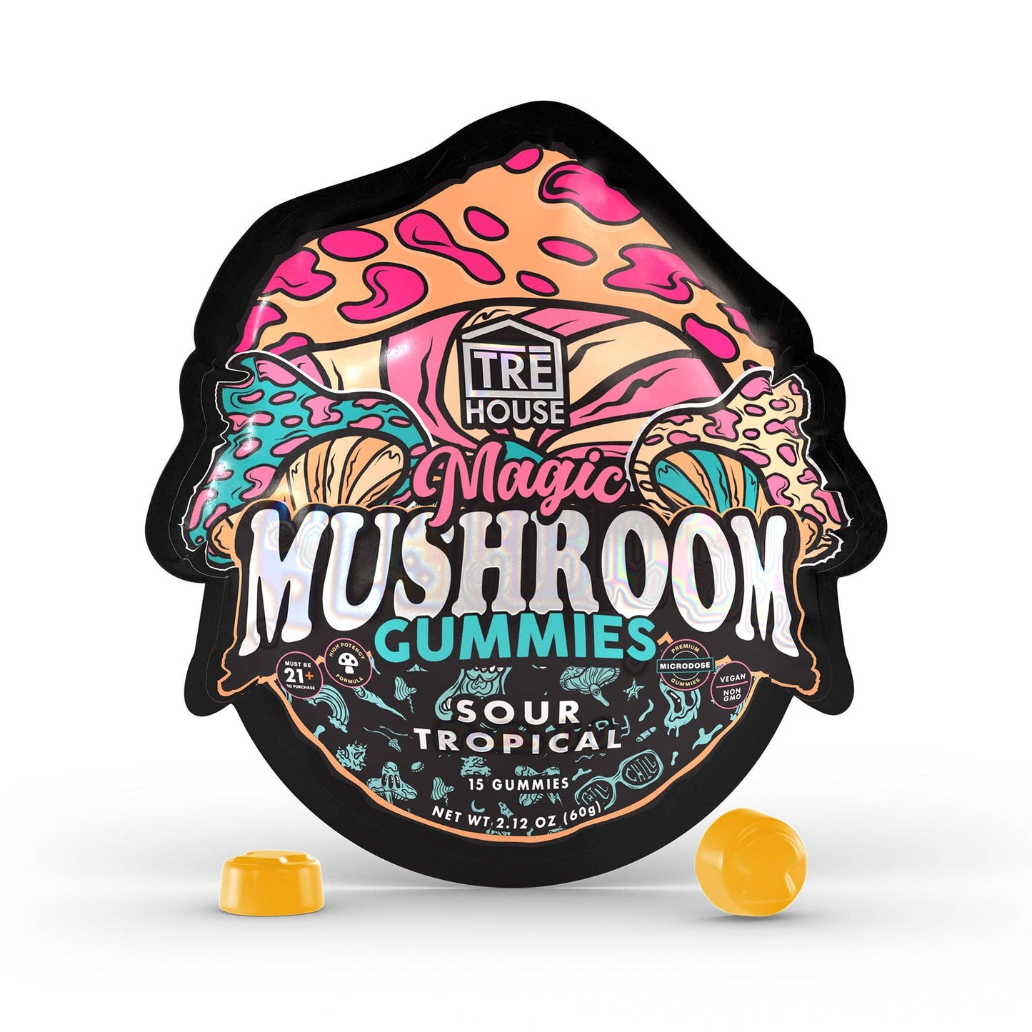 Tre House 15pk Mushroom Gummies watermelon