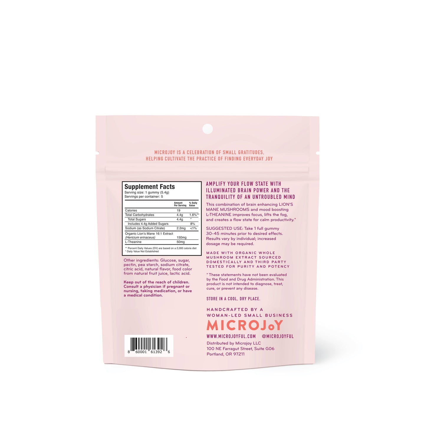 Mircojoy Concentrate Mushroom Gummies 5-piece