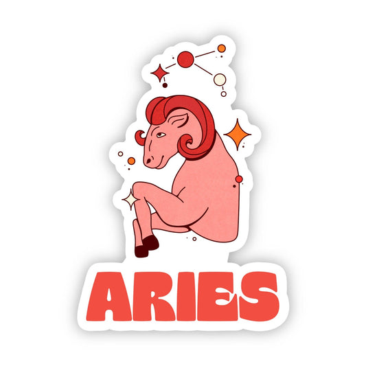 Sticker Aries Zodiac Sign