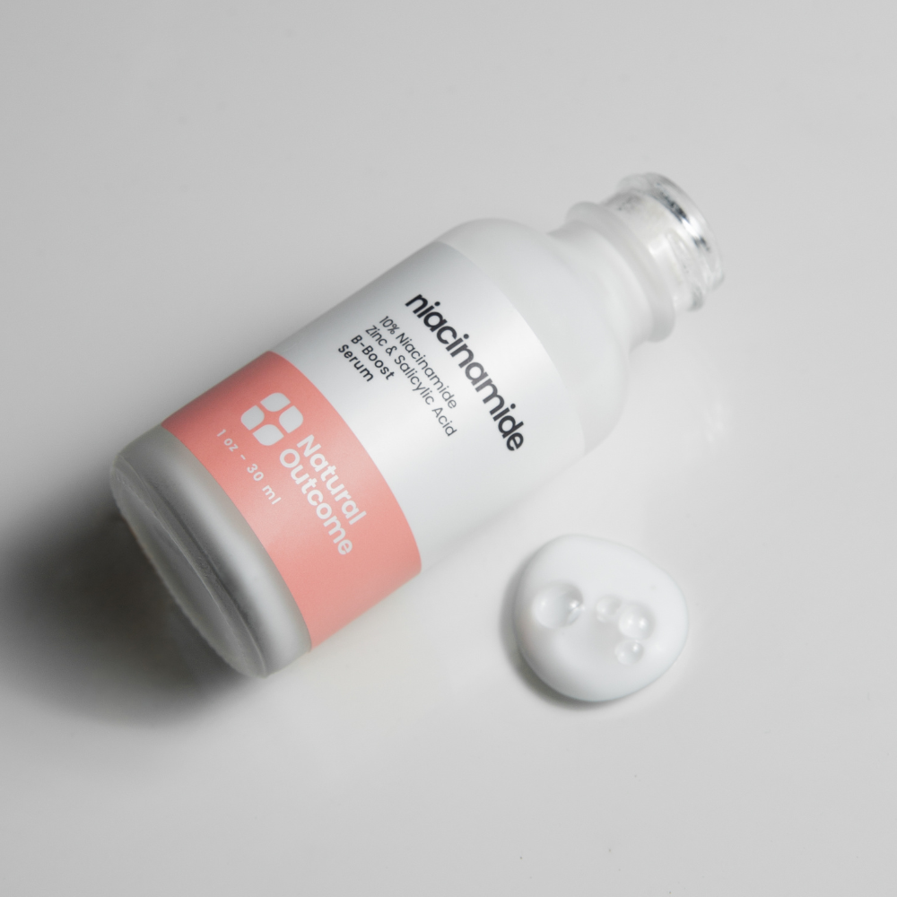 Natural Outcome Skincare,Niacinamide Facial Serum - B-Boost Face Serum