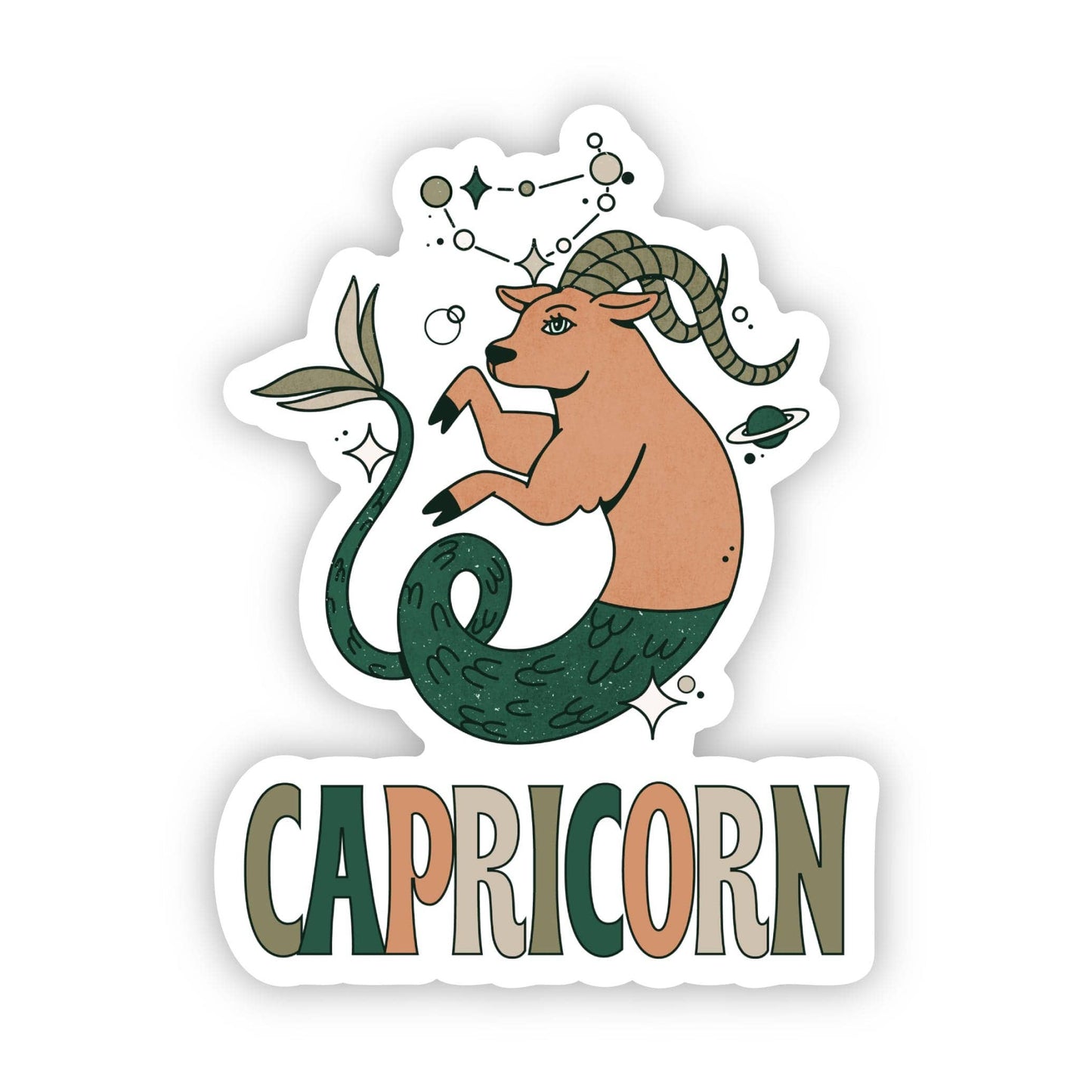 Sticker Capricorn Zodiac Sign