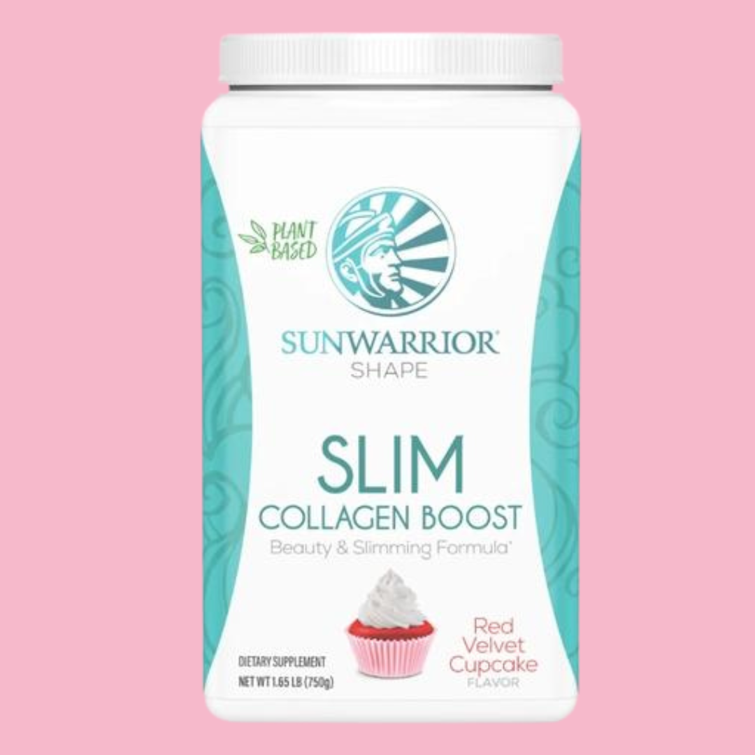 Sunwarrior Red Velvet Cupcake SLIM Collagen Drink Powder