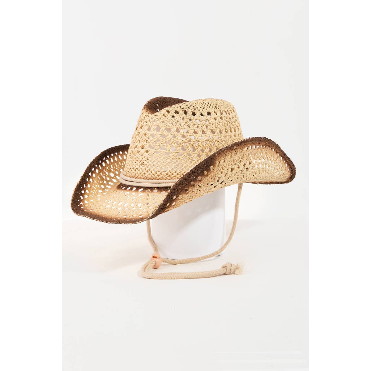 Z~ Straw Weave Rope String Cowboy Hat