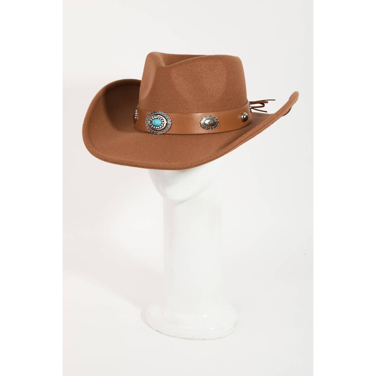 Z~ Boho Disc Strap Cowboy Hat