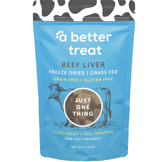 Dog and Cat Treats, Freeze Dried Grass Fed Beef Liver