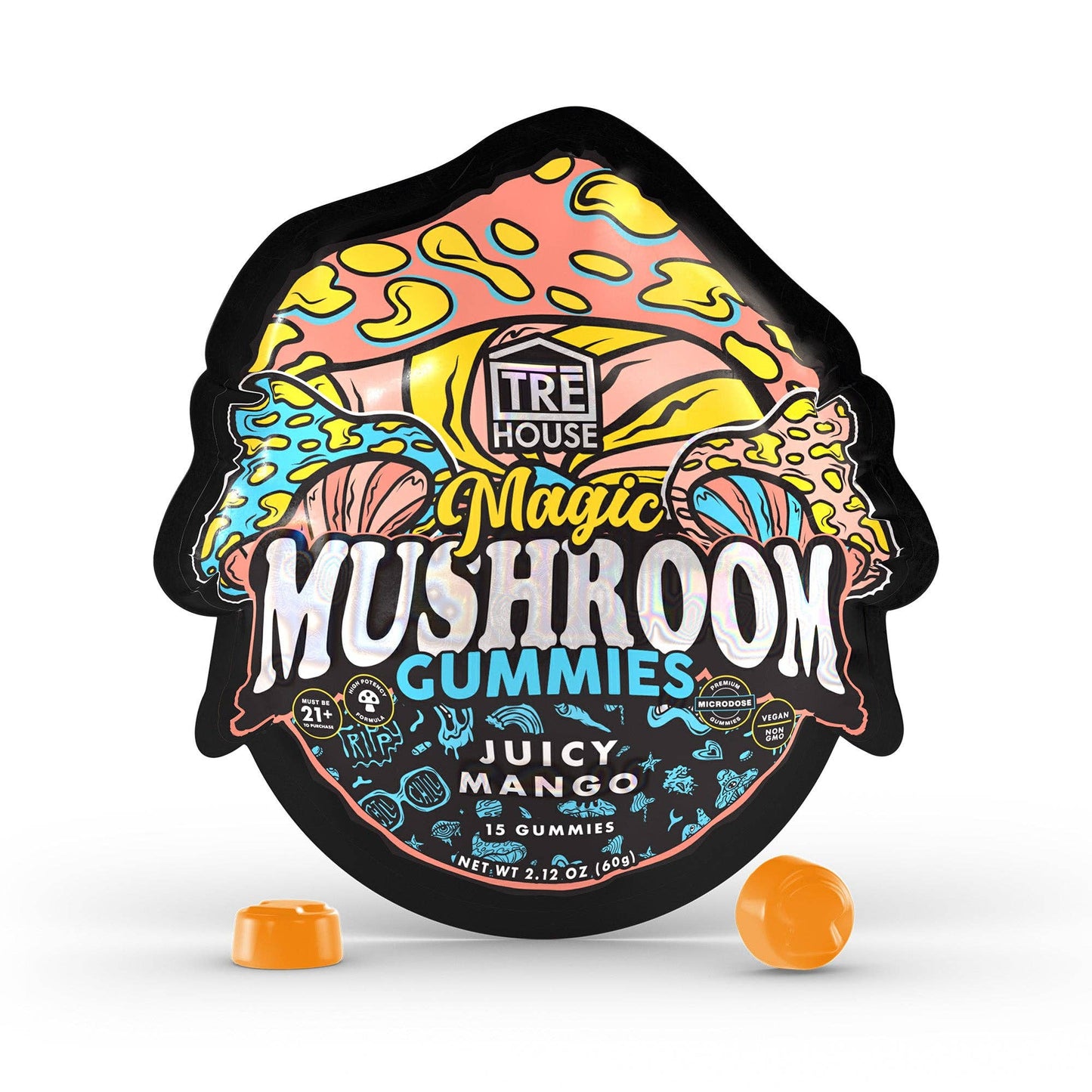 Tre House 15pk Mushroom Gummies watermelon